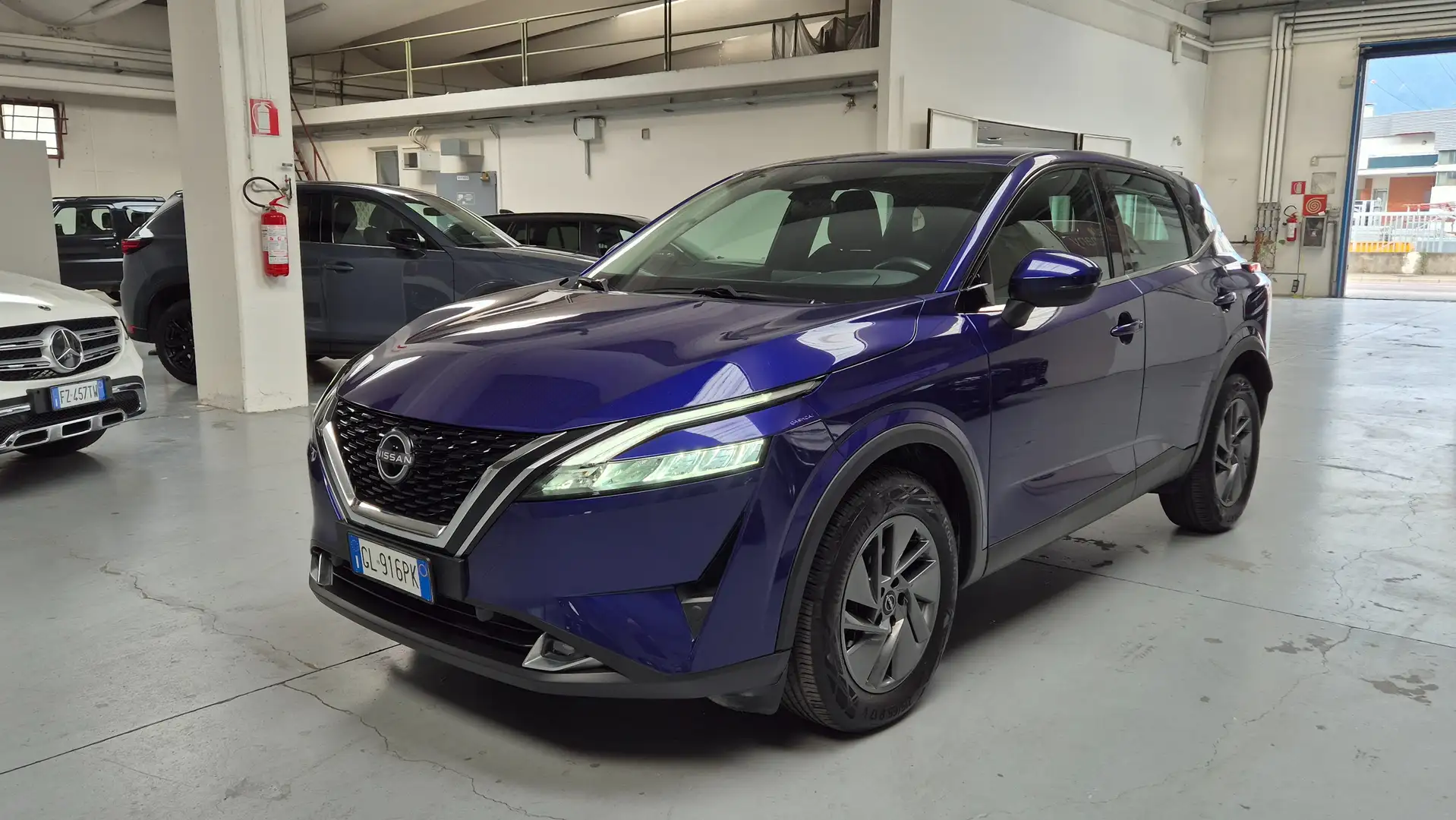 Nissan Qashqai 1.3 mhev 158cv xtronic -Cruise Adattivo-Kamera- Blauw - 1
