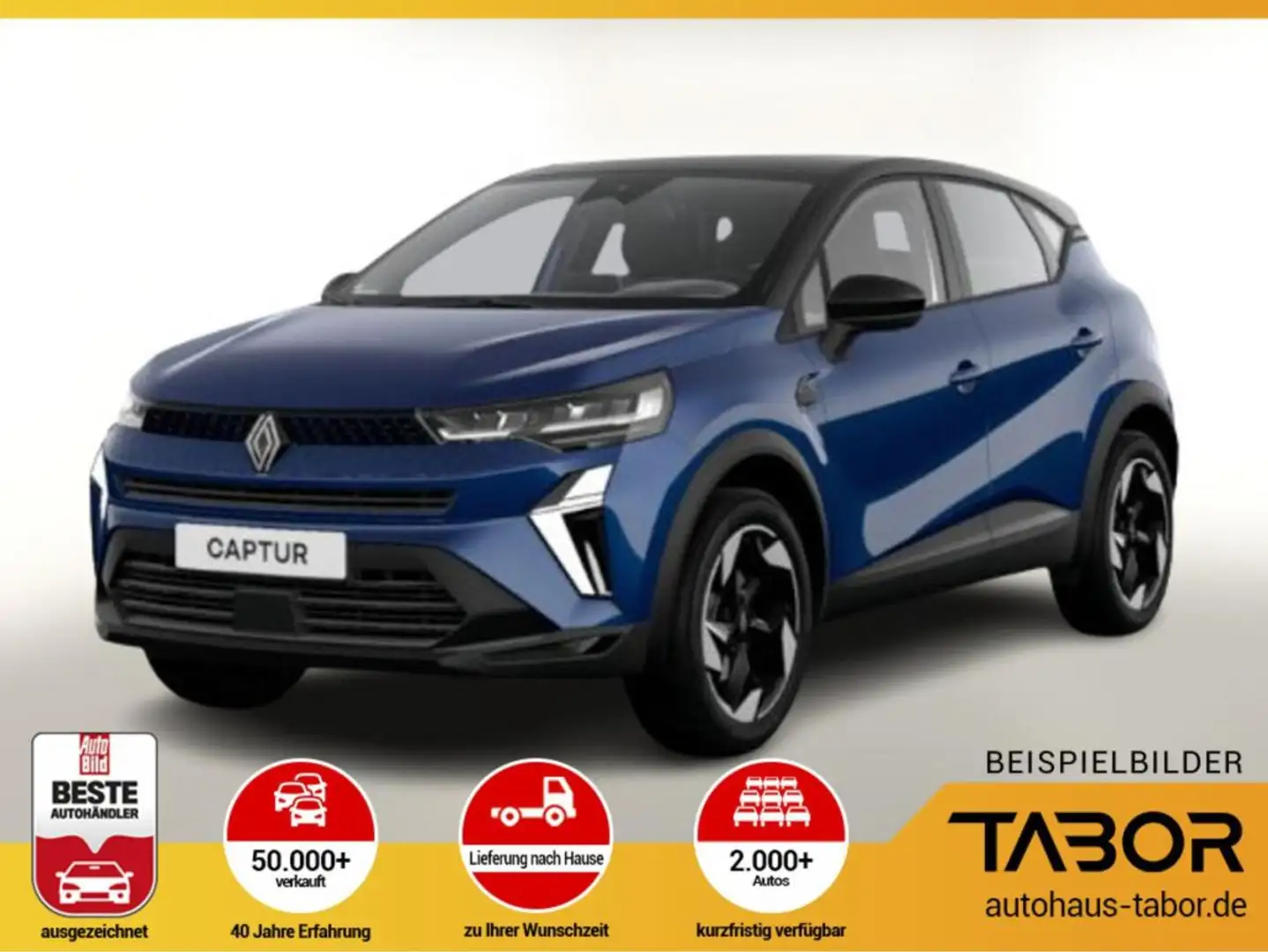 Renault Captur Techno E-TECH Full Hybrid 145 PanoD Kam Blau - 1