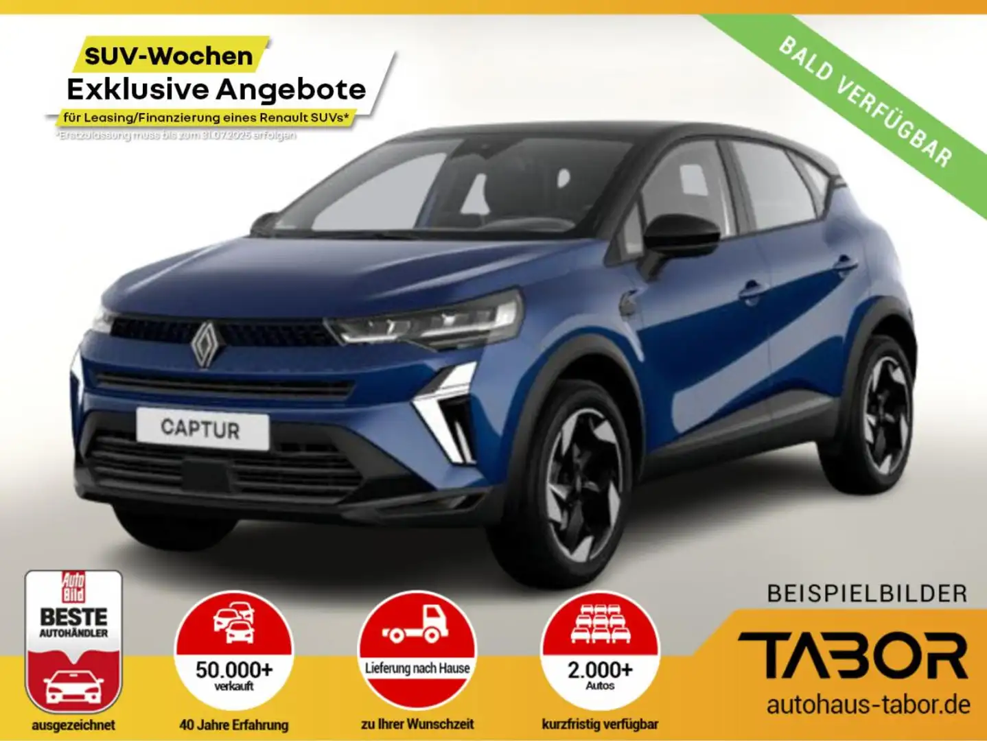 Renault Captur Techno E-TECH Full Hybrid 145 PanoD Kam Blau - 2