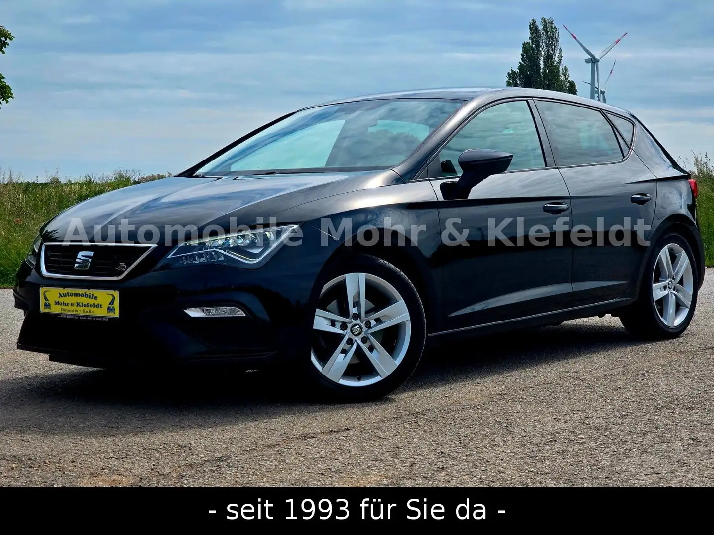 SEAT Leon FR*1VB*LED*PANO*NAVI*SHZ*AMBI*GRA*17"LMF* Noir - 1