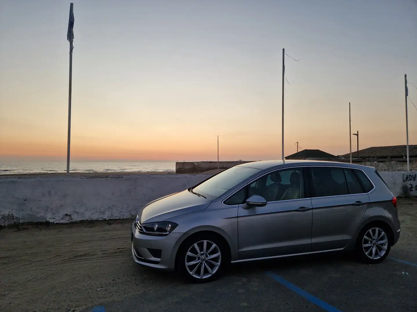 Volkswagen Golf Sportsvan Golf VII 2015 Sportsvan 1.4 tsi Highline 125cv Grigio - 2