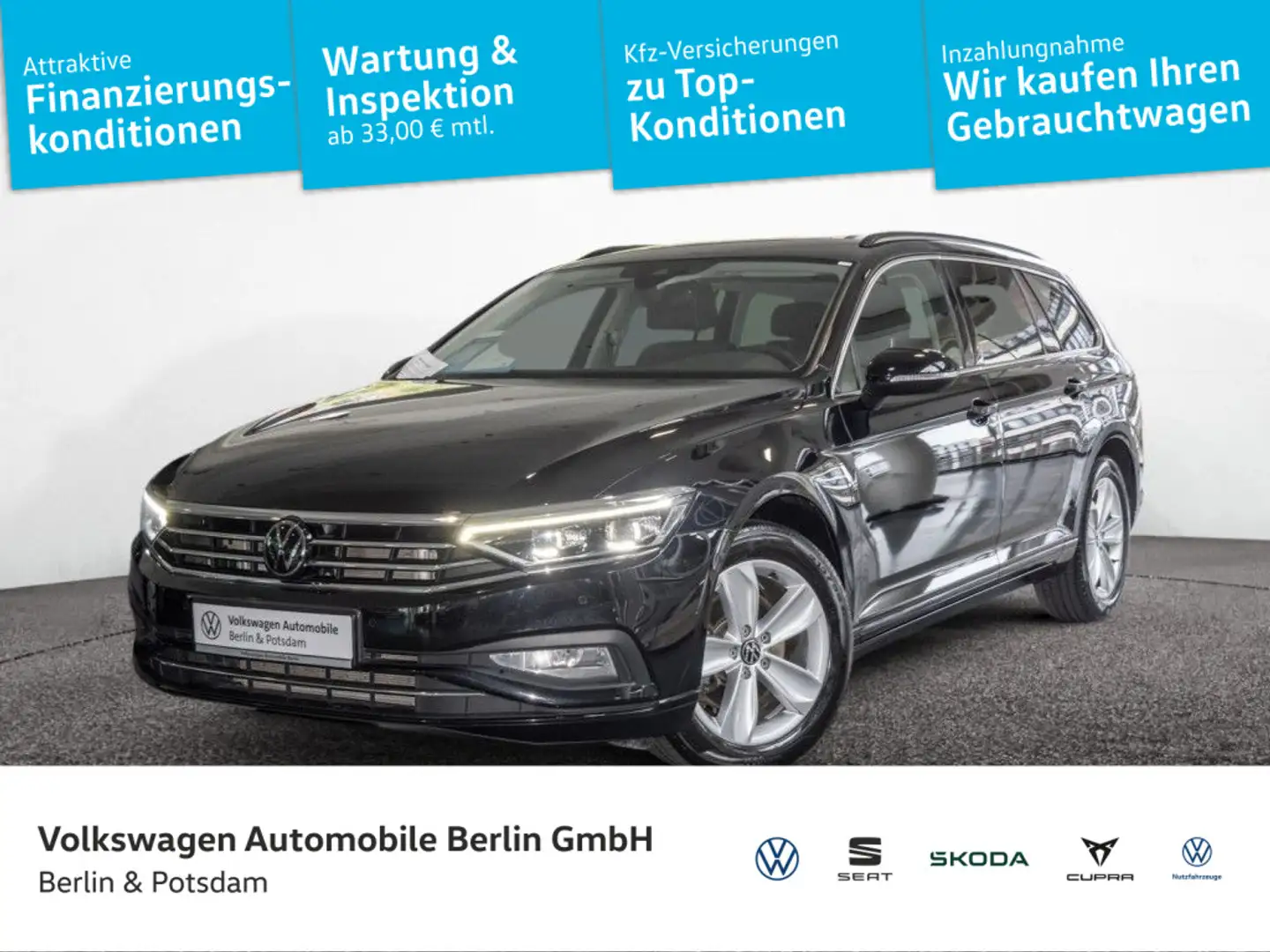 Volkswagen Passat Variant 2.0 TDI Business Kamera IQ.LIGHT Schwarz - 1