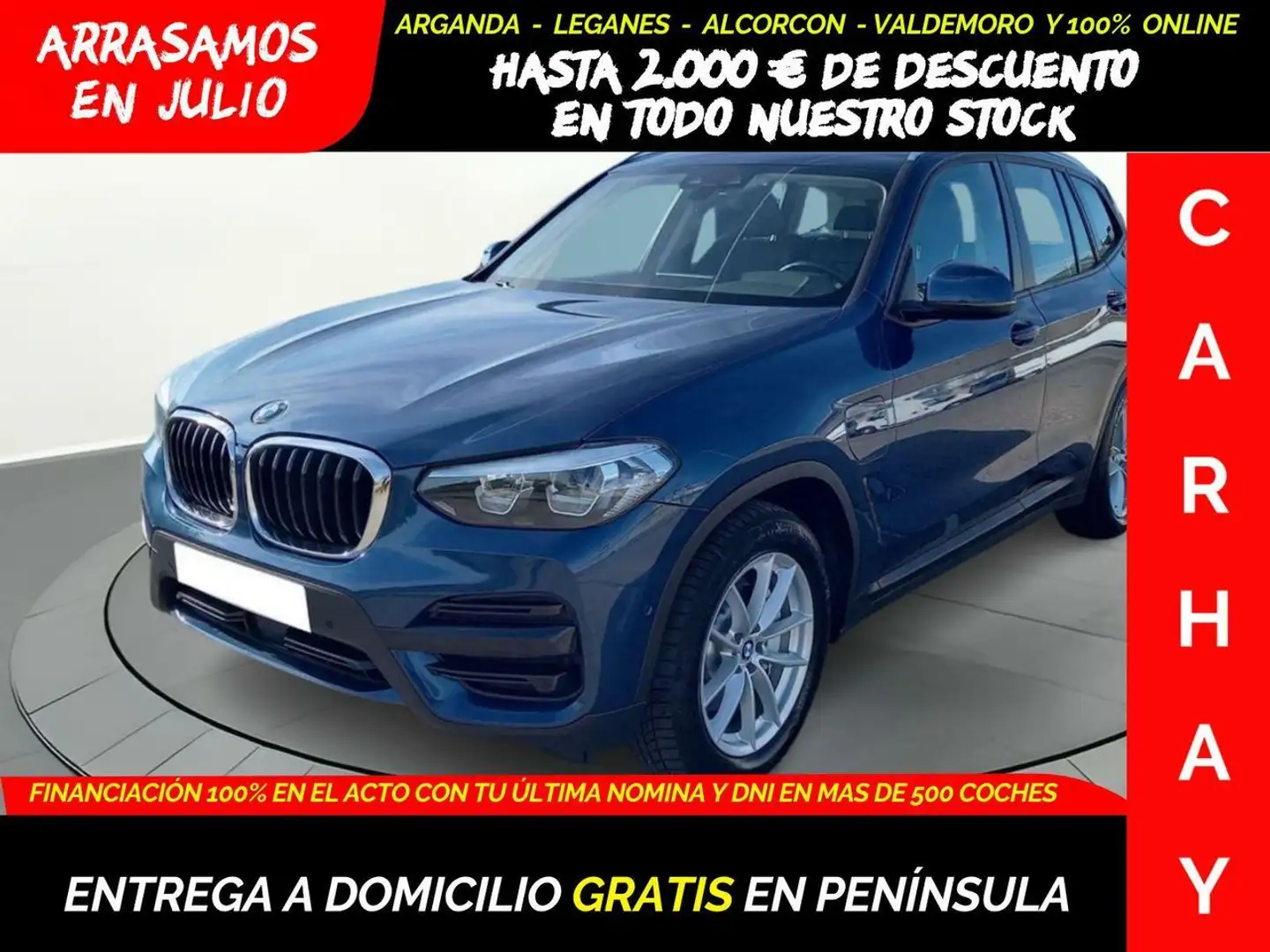 BMW X3 2.0 IA XDRIVE 30E PHEV OPF AUT Azul - 1