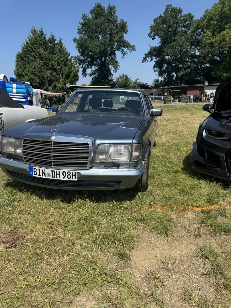 Mercedes-Benz 500 w126 S-Klasse 500SE Kék - 2