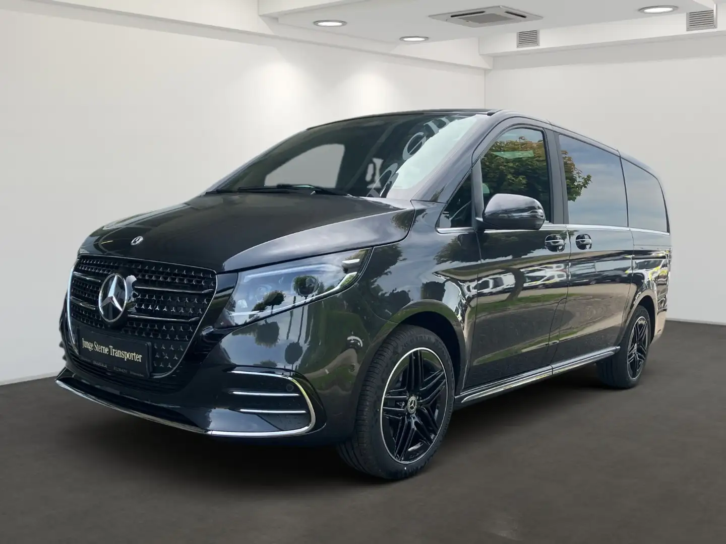 Mercedes-Benz V 300 d 4MATIC AVANTGARDE Lang AMG Pano Navi Gris - 2