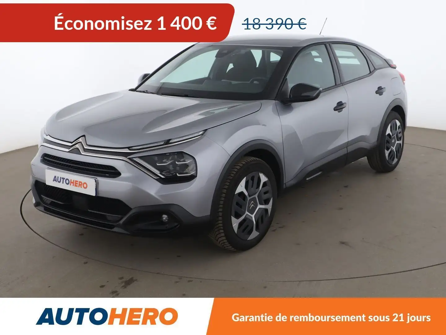 Citroen C4 1.5 Blue-HDi Feel EAT8 Gris - 1