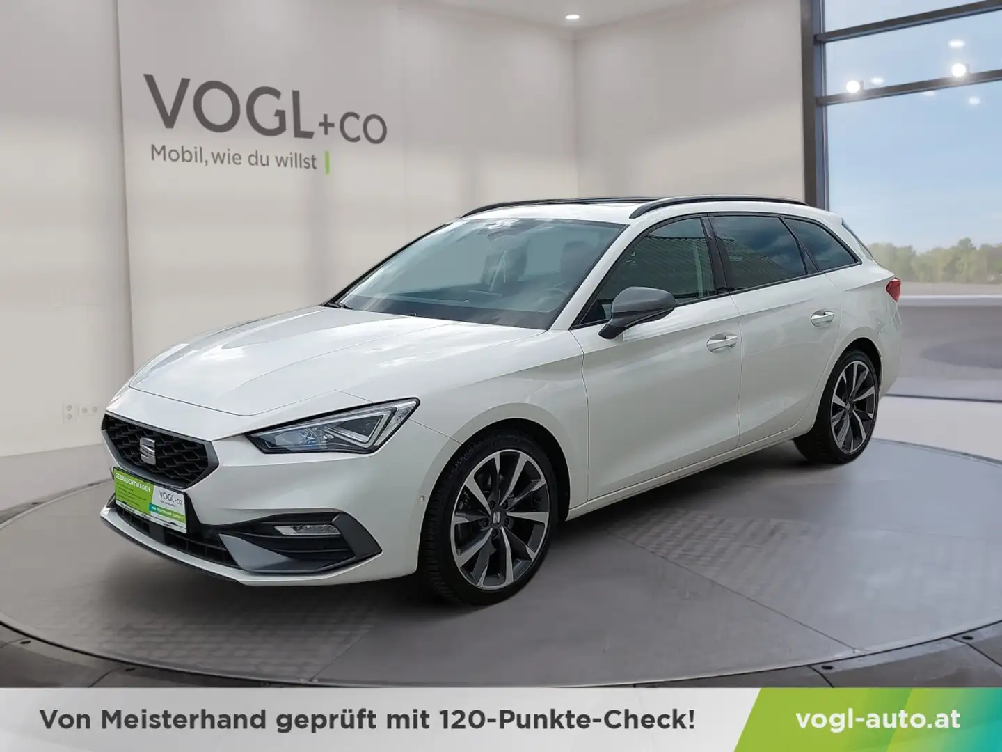 SEAT Leon Sportstourer 2.0 TDI FR DSG Weiß - 1