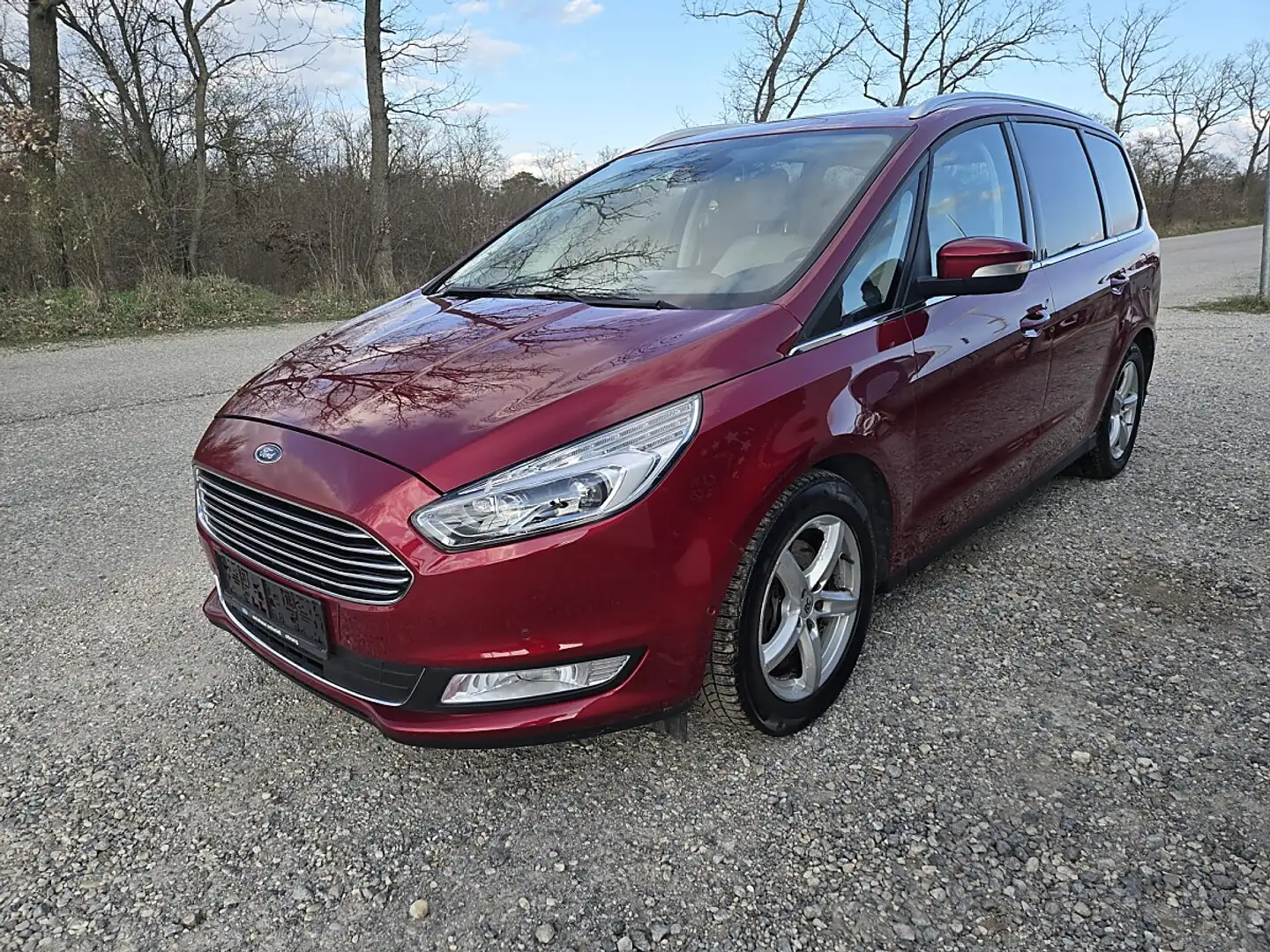 Ford Galaxy 2,0 TDCi AWD Titanium Powershift **Eintausch*Fi... Rot - 1