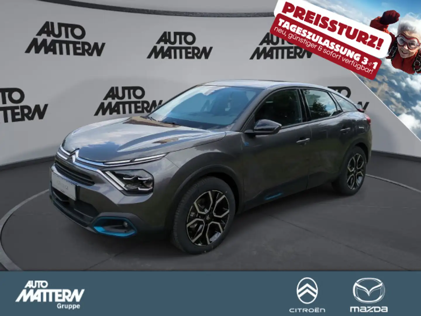 Citroen C4 Elektromotor e-Feel Pack Grijs - 1