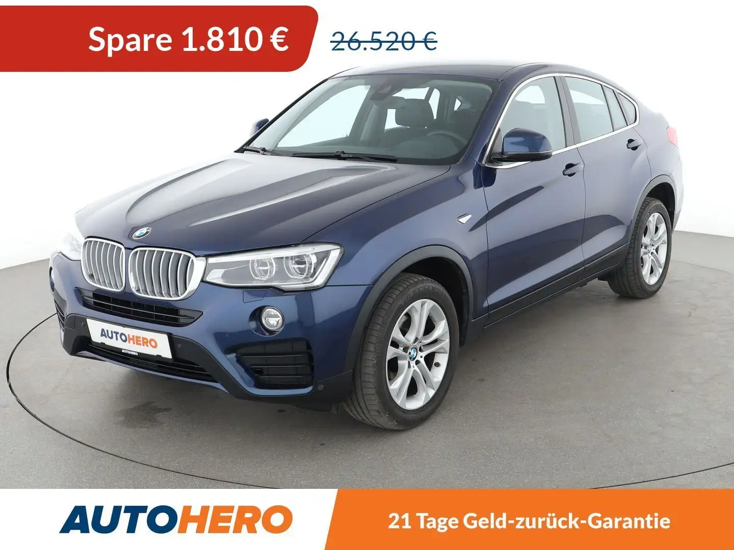 BMW X4 xDrive 28i Aut.*NAVI*HUD*LED*CAM*PDC* Blau - 1