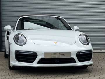 911 Turbo S Cabriolet, Approved, Naturleder