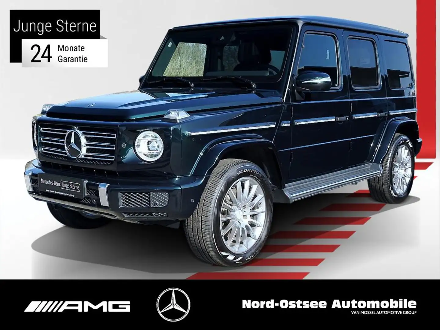 Mercedes-Benz G 400 d AMG COMAND BURMESTER 360 MULTIBEAM AHK Grün - 1