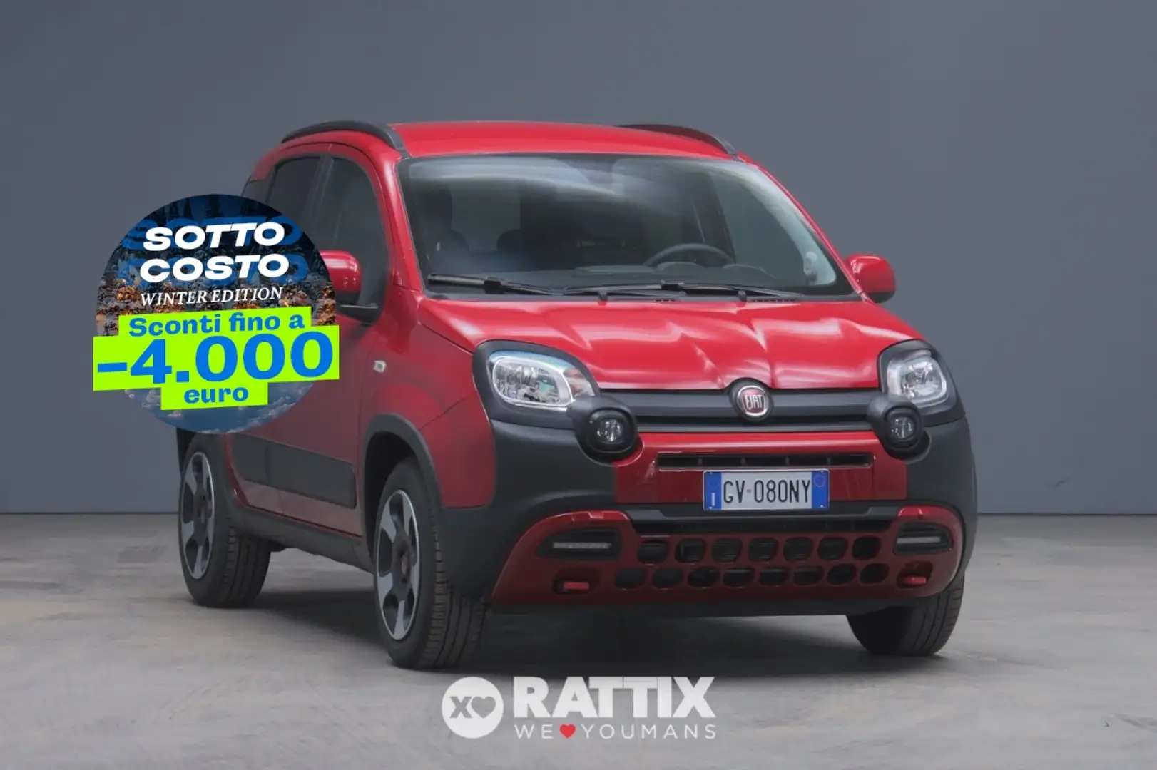 Fiat Panda 1.0 Firefly Hybrid 70CV Cross 5p.ti Rosso - 1