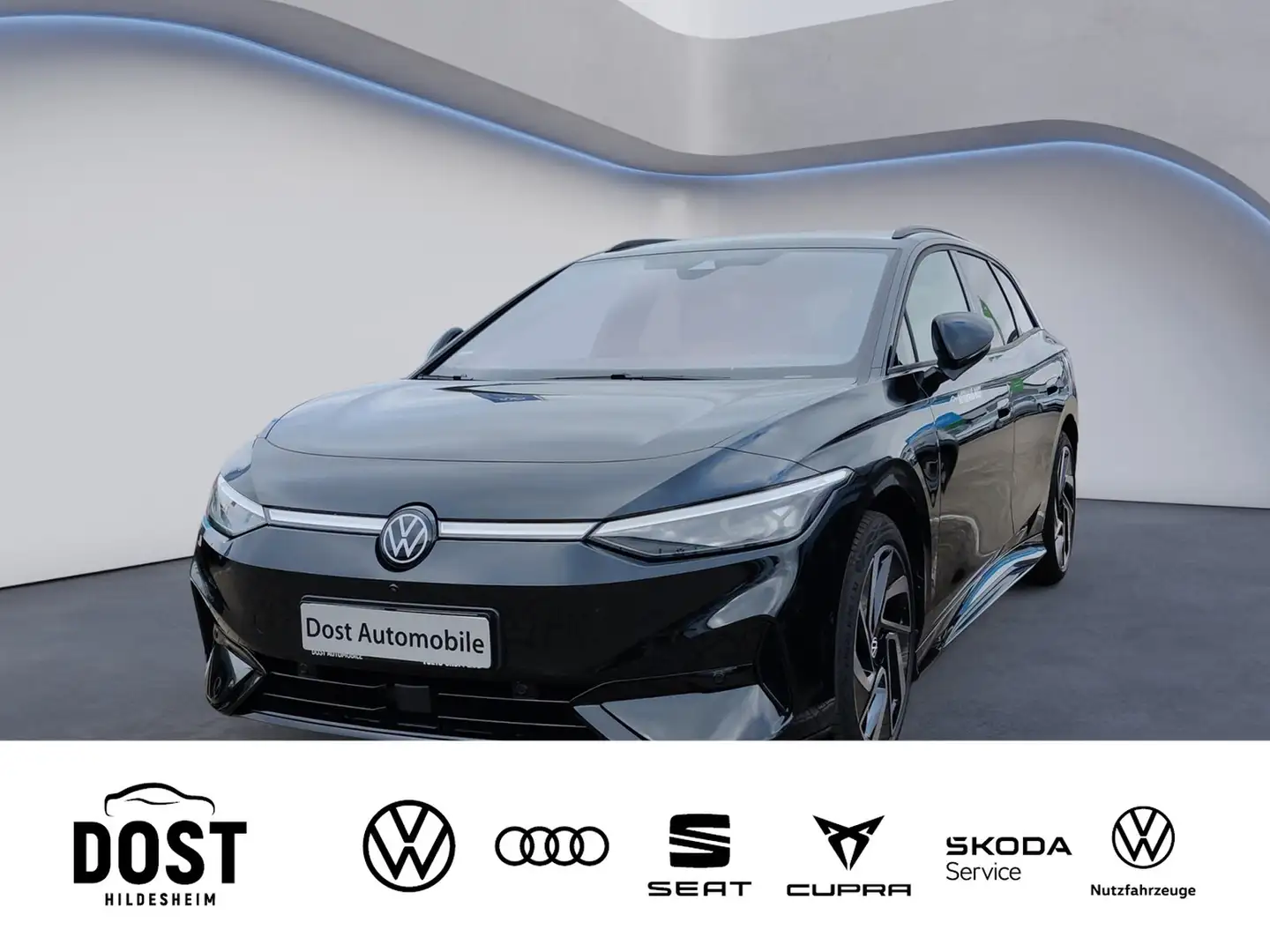 Volkswagen ID.7 Tourer Pro S 210 kW (286 PS) AHK+NAVI+LED Schwarz - 1