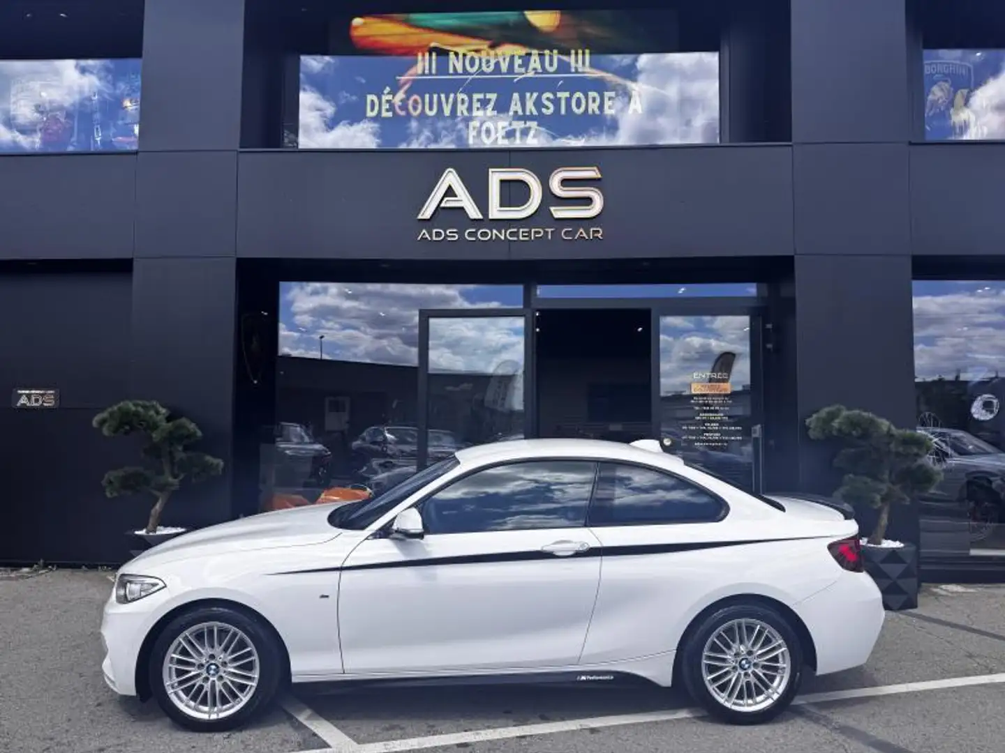 BMW 220 d pack M Blanc - 2