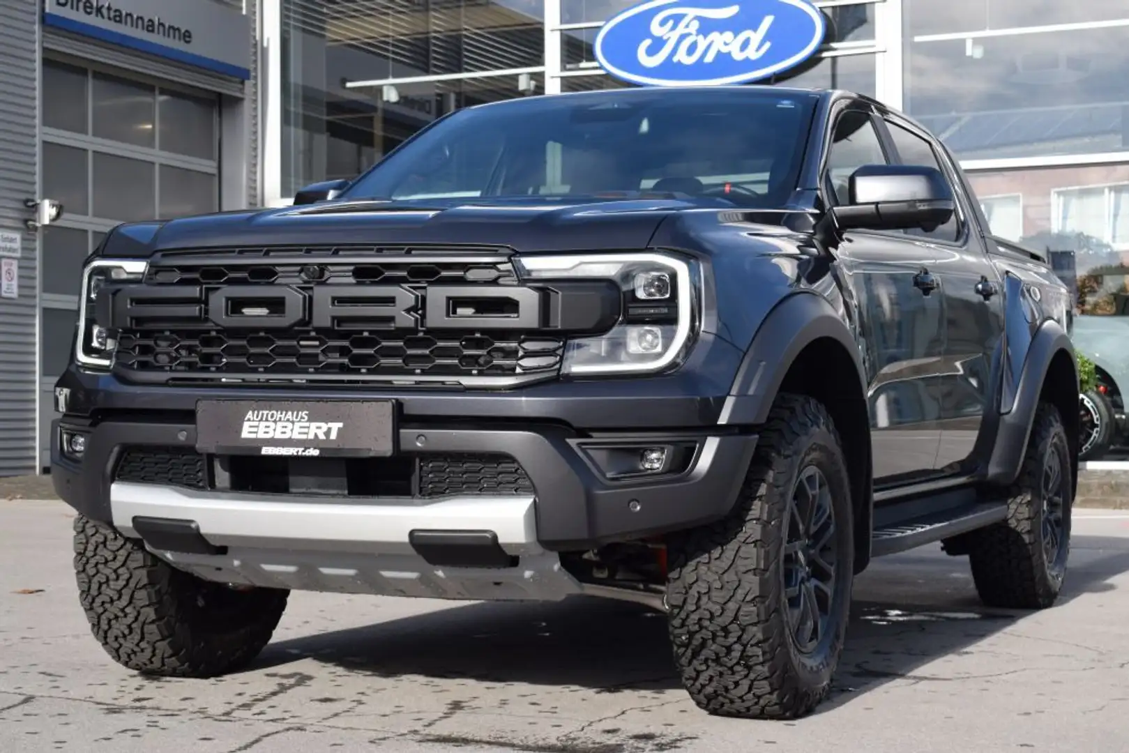 Ford Ranger Raptor  3,0 L, Laderaumrollo, 360°, AHK Grijs - 1
