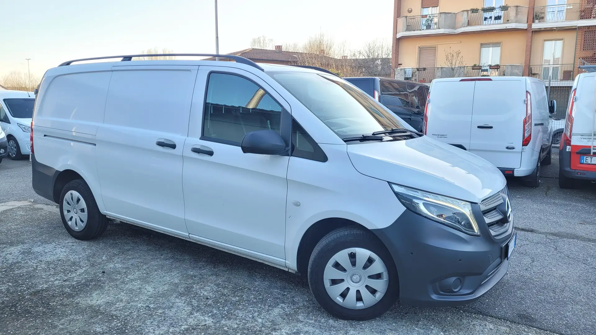 Mercedes-Benz Vito 1.6 111 CDI PL Furgone Bluetec E6b Long 3posti Bianco - 1