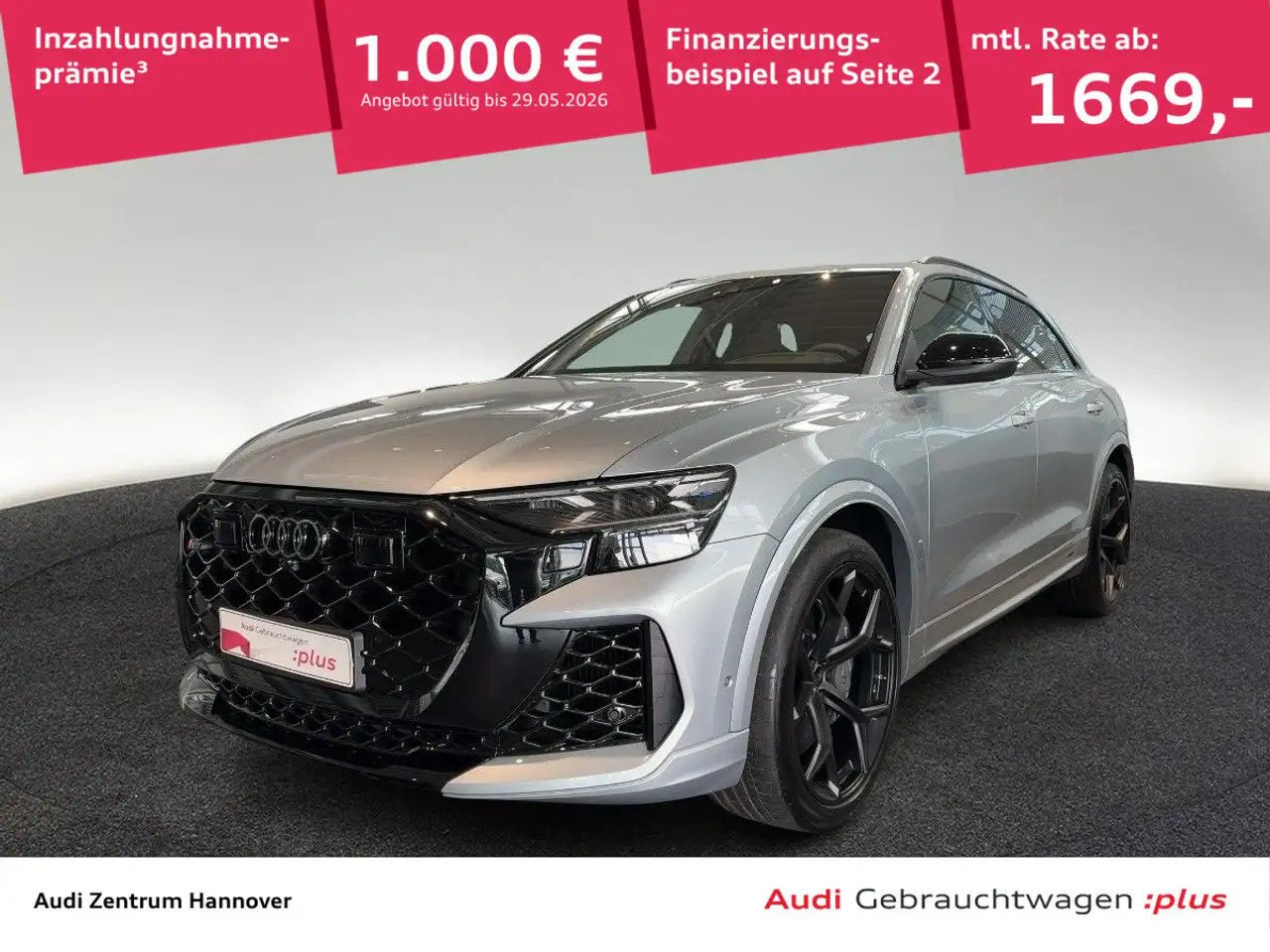 Audi RS Q8 SUV performance 471 kW tiptronic