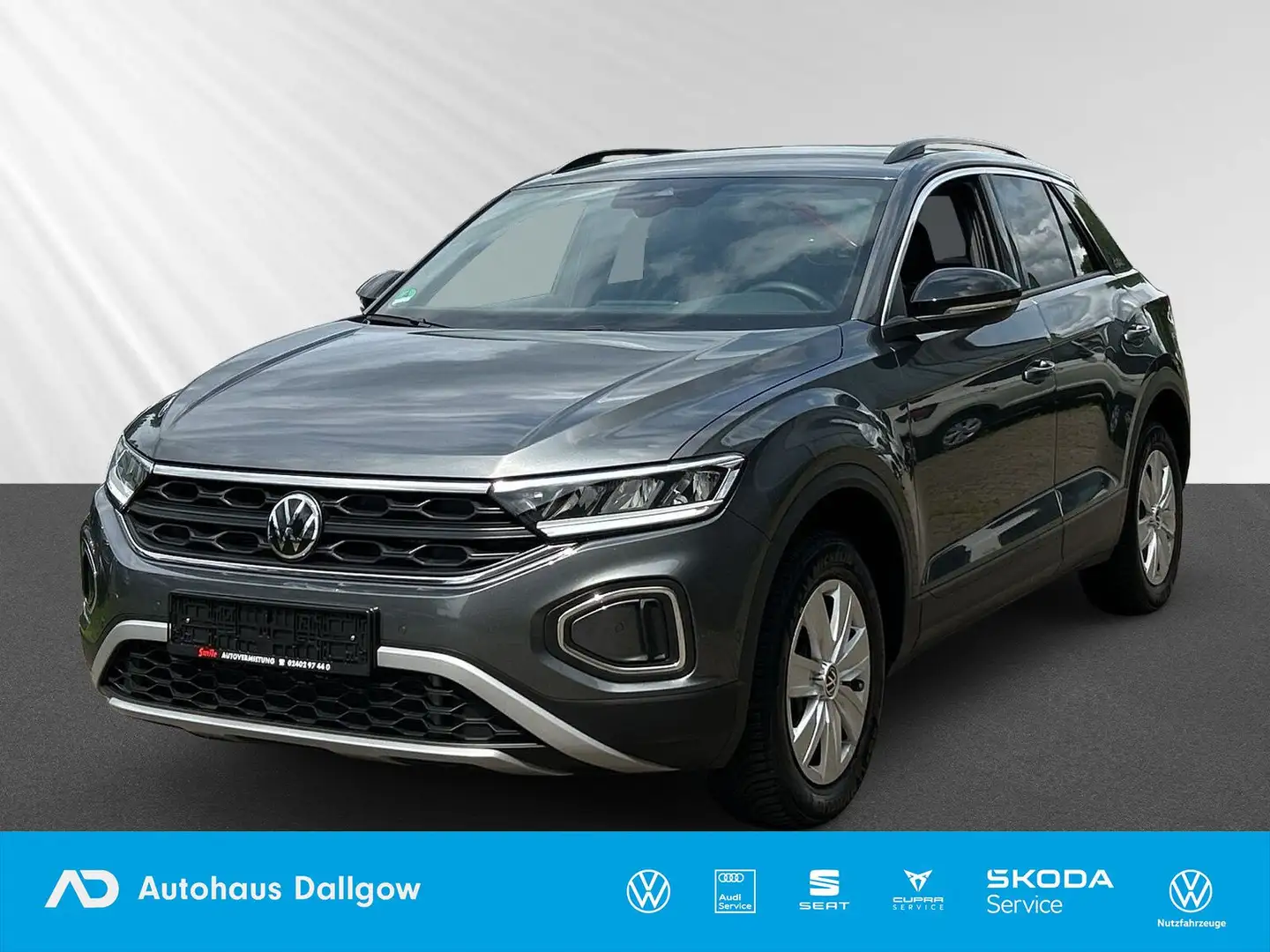 Volkswagen T-Roc GOAL 1.5 l TSI 150 PS*DSG LED+PDC+Navi+RFK Grigio - 1