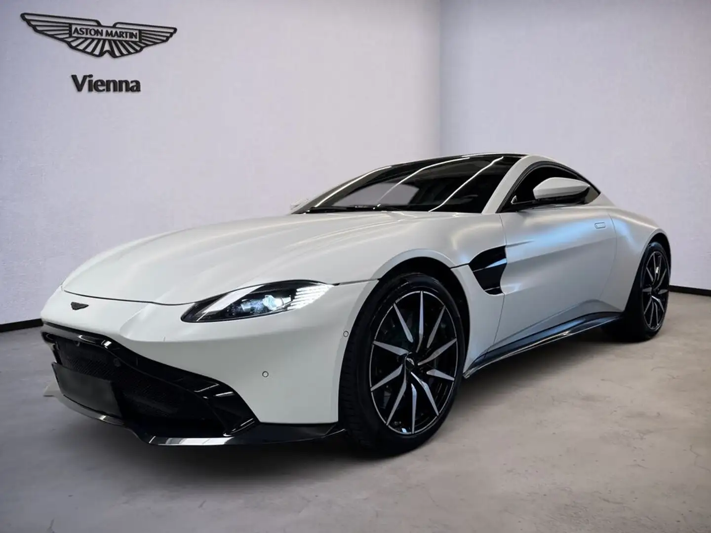 Aston Martin Vantage VANTAGE Coupé | Hammerhead Silver | Ö-Erstbesitz Szary - 1