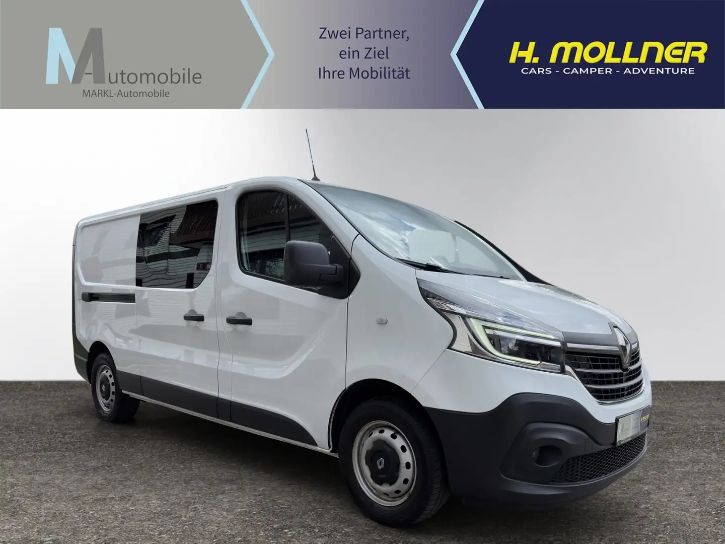 Renault Trafic L2H1 Doka 3,0t *Navi-PDC-Tempom.-..* Weiß - 1