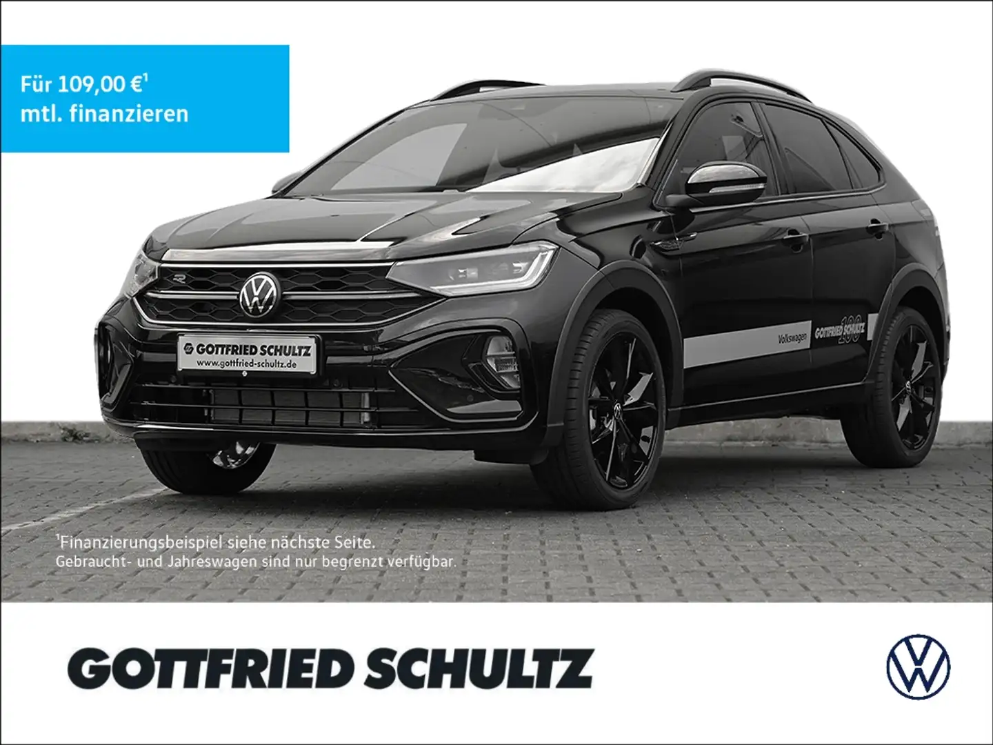 Volkswagen Taigo 1.0 TSI R-Line LED KAMERA SHZ PDC LM Negro - 1