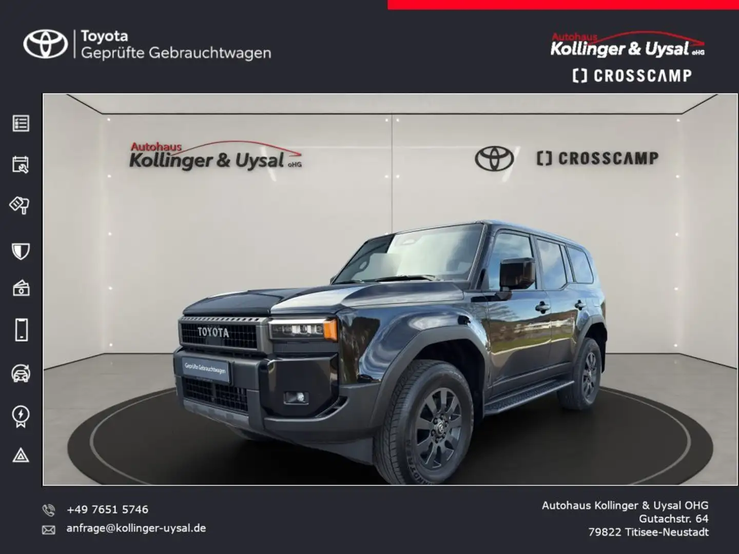 Toyota Land Cruiser 2.8 D-4D Executive | Schiebedach | 7 Sitze Schwarz - 1