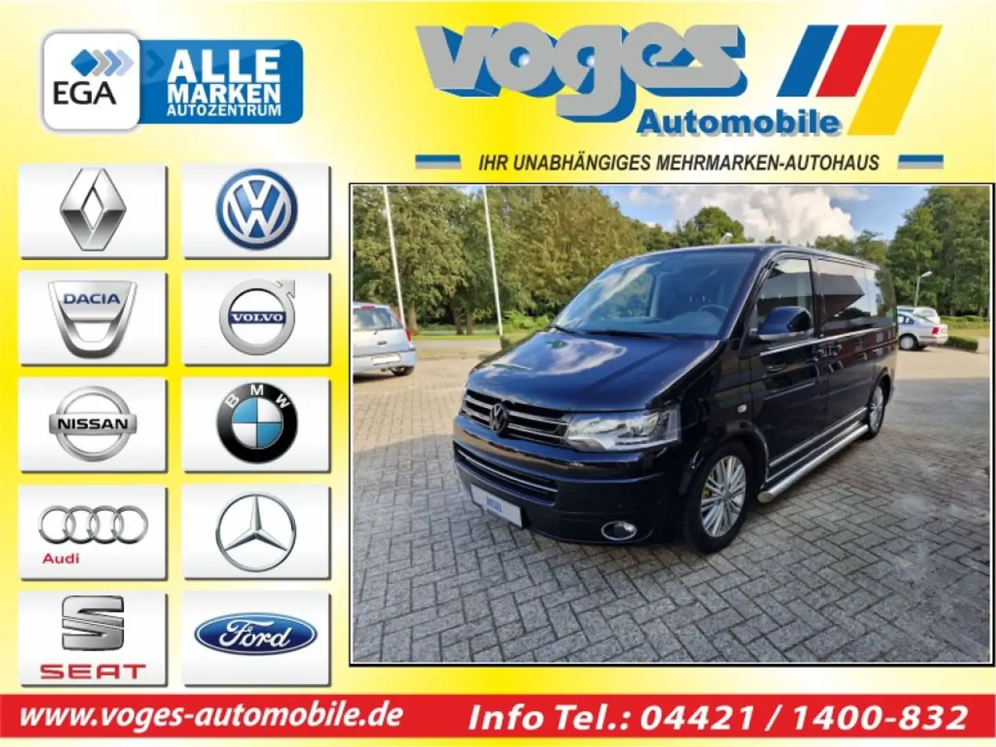 Volkswagen Transporter Multivan Kurz DSG 4MOTION BMT Comfortline Schwarz - 1