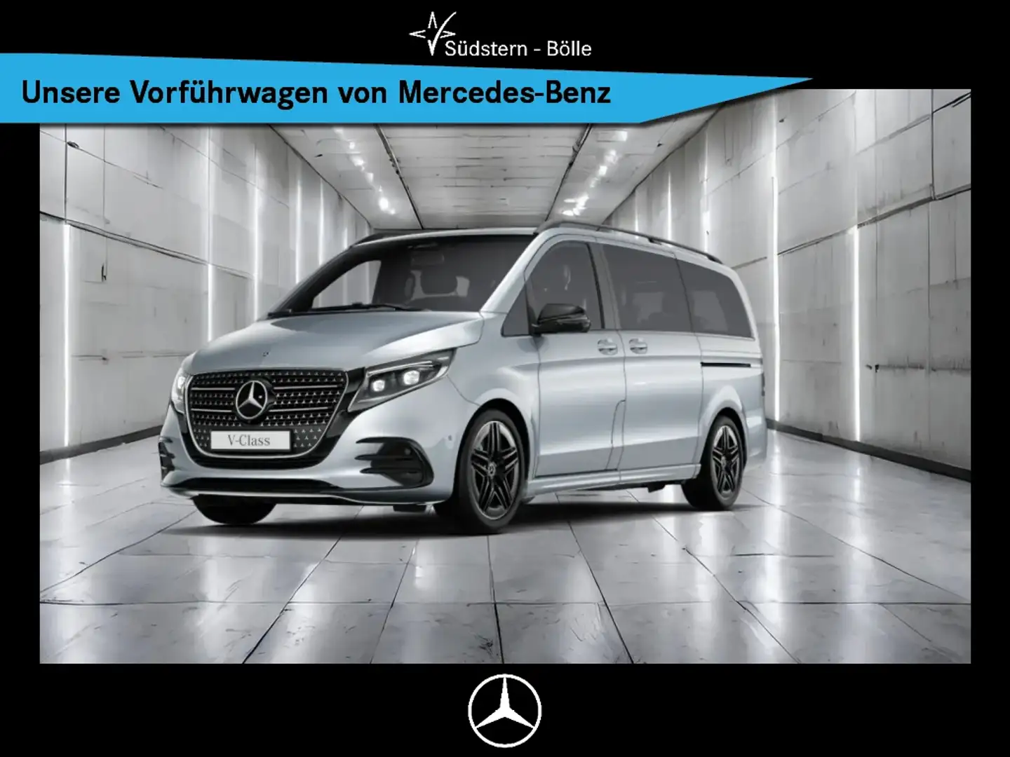 Mercedes-Benz V 300 d 4MATIC AVANTGARDE Lang AMG+AVANTGARDE Silber - 1