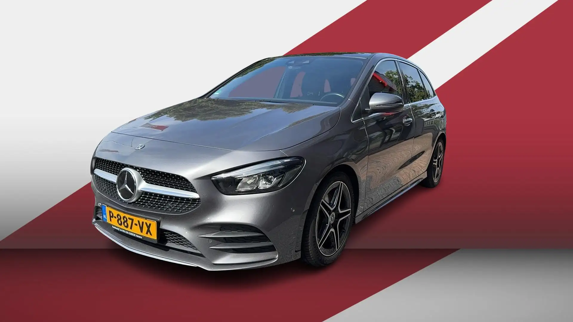 Mercedes-Benz B 200 Business Solution Plus |Pano |Sfeer |Halfleder |St Grijs - 1