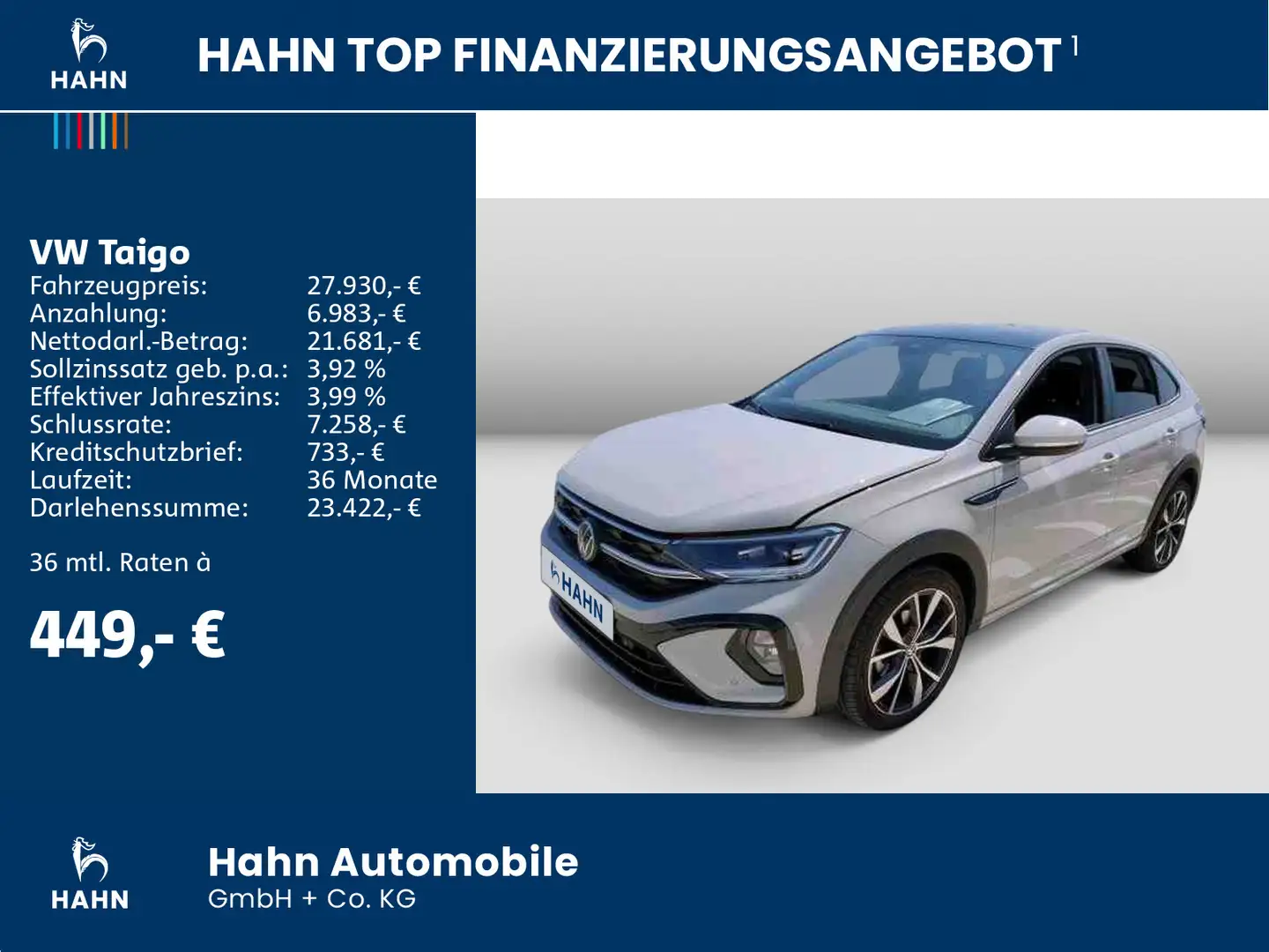 Volkswagen Taigo 1.5TSI DSG R-Line Beats Cam IQ.Light Pano Grau - 2