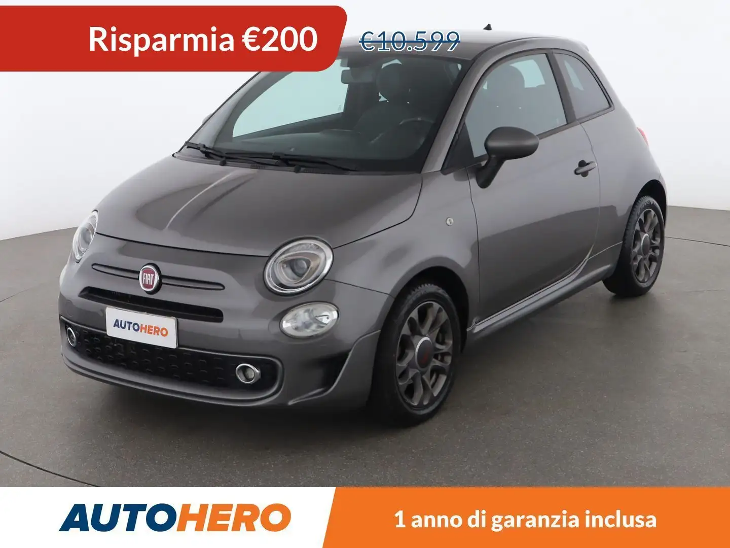 Fiat 500 0.9 S 105 CV Grigio - 1