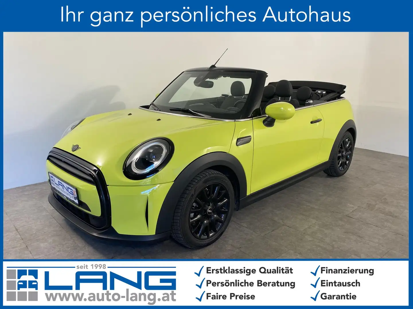 MINI Cooper Cabrio Classic Trim 100 kW (136 PS), Autom. 7-Gang, Fr... Gelb - 1