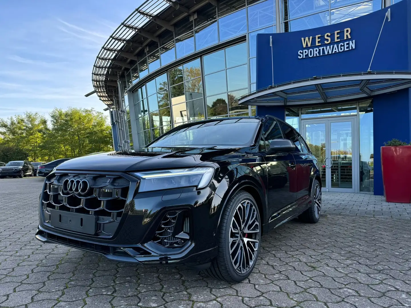Audi SQ7 4.0 TFSI Quattro *NEW* Carbon/Pano/Allradlenkung Negro - 1