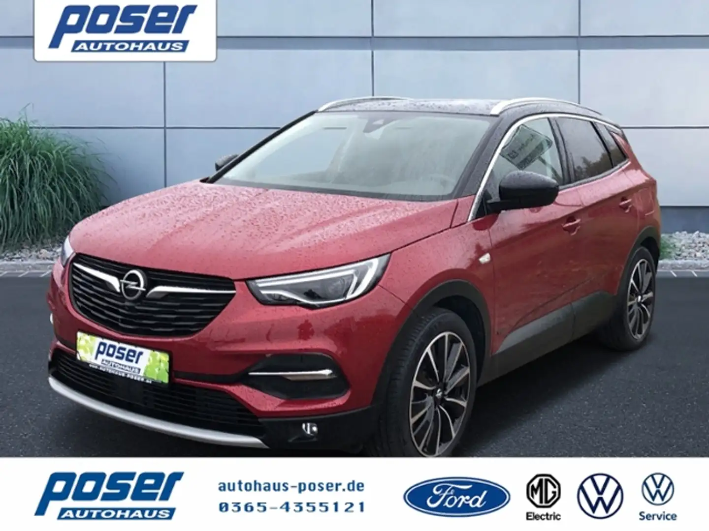 Opel Grandland X Ultimate Plug-in-Hybrid 4 Allrad KLIMA LED NAVI L Rood - 1