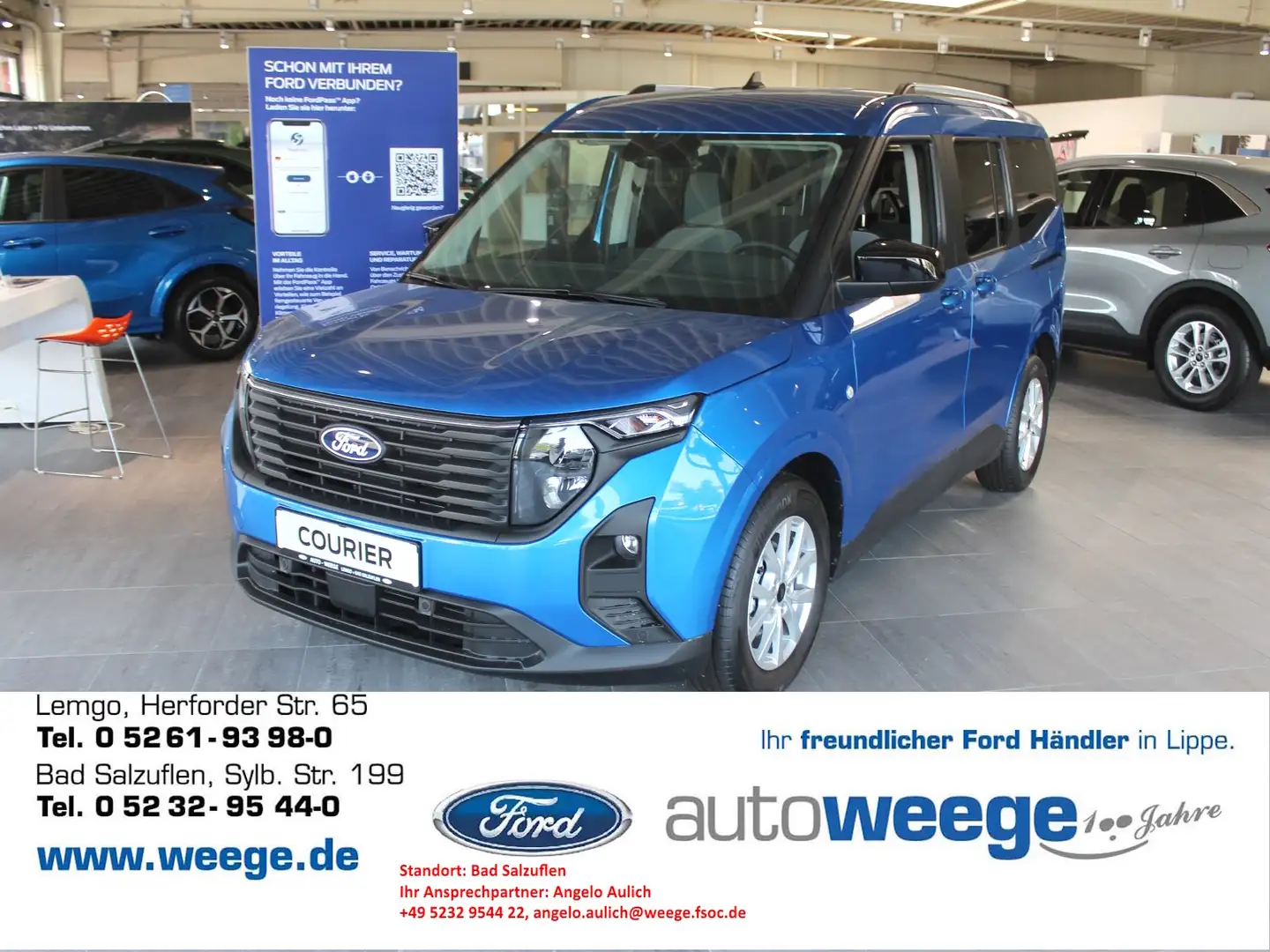 Ford Tourneo Courier Titanium Blu/Azzurro - 1