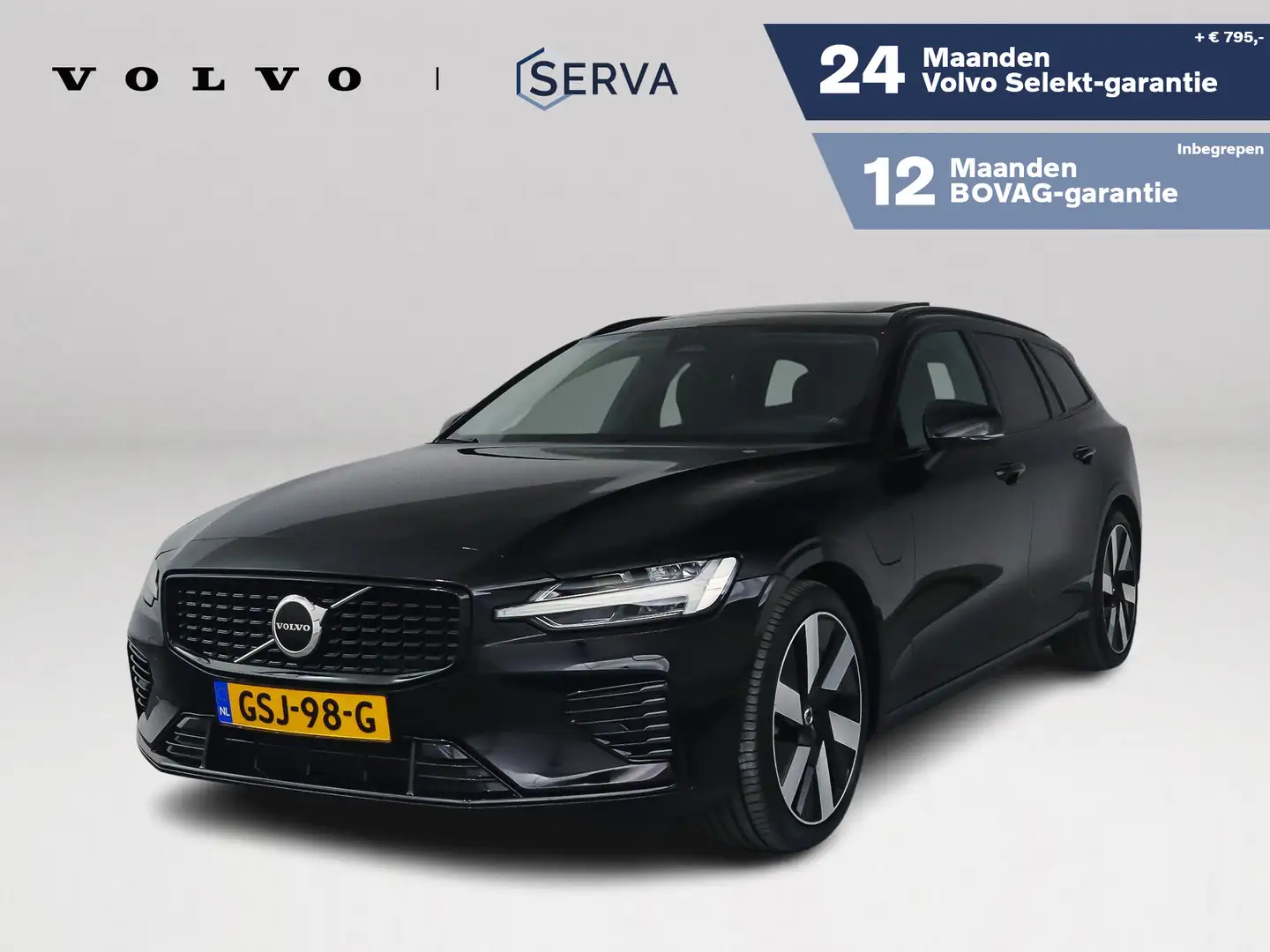 Volvo V60 T8 Plug-in hybrid AWD Ultra Dark | Panoramadak | P Schwarz - 1