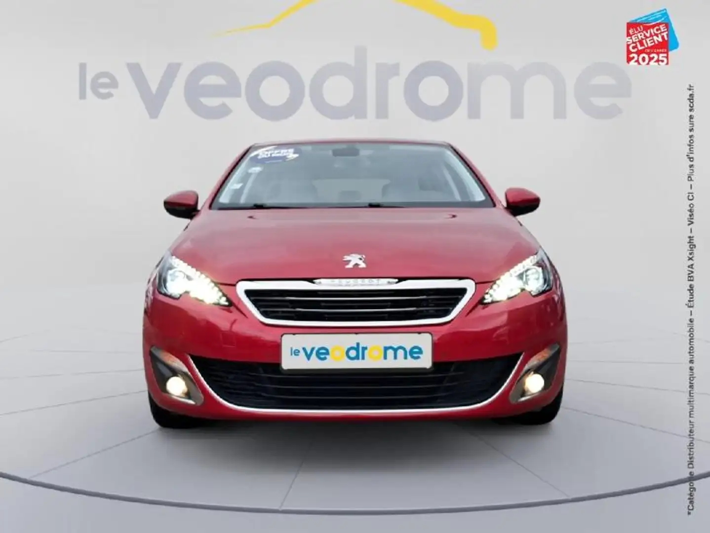 Peugeot 308 1.2 Puretech 130ch Allure S/S EAT6 5p GPS Camera Rouge - 2