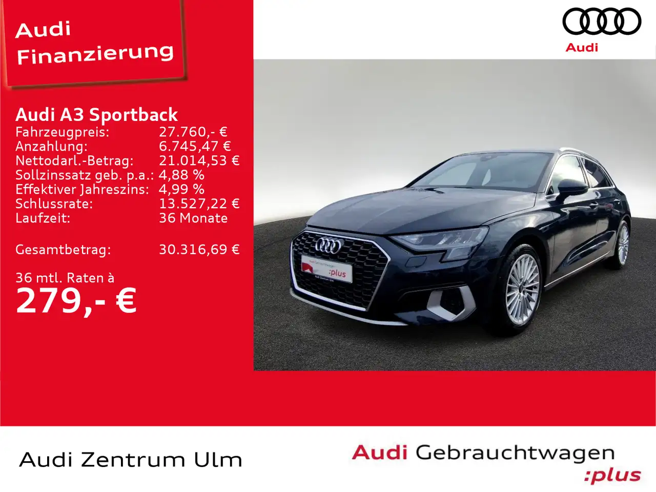 Audi A3 advanced 35 TDI S-Line LED NAVI SHZ