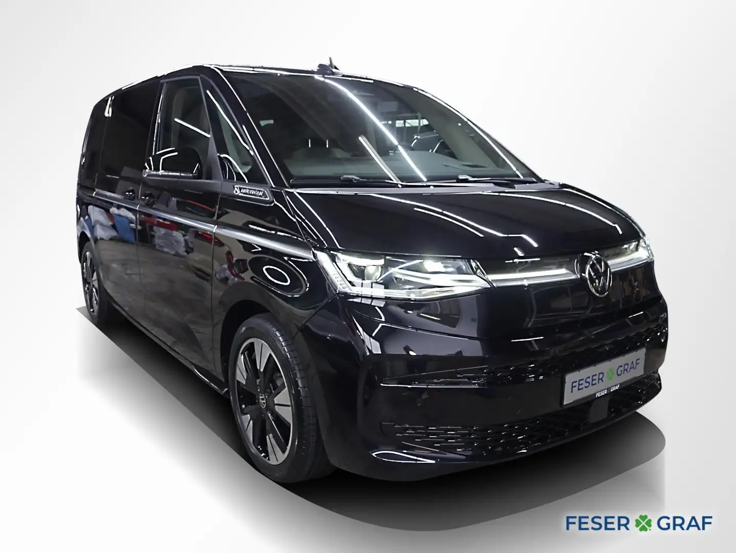 Volkswagen T7 Multivan 2.0 TDI Style DSG 7Si AHK Navi Pano Schwarz - 2