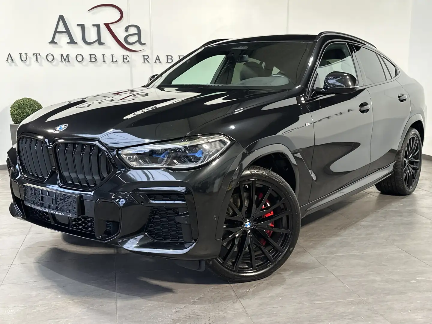 BMW X6 xDrive40d M-Sport NAV+LASER+AHK+PANO+HEAD-UP Schwarz - 2