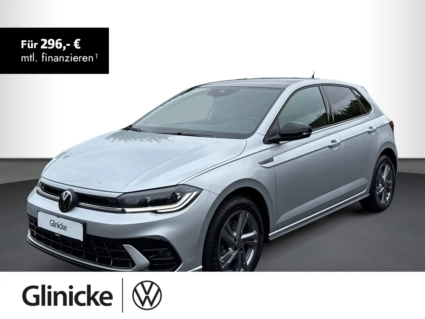 Volkswagen Polo R-Line 1.0 TSI DSG, NAVI, RFK Silber - 1