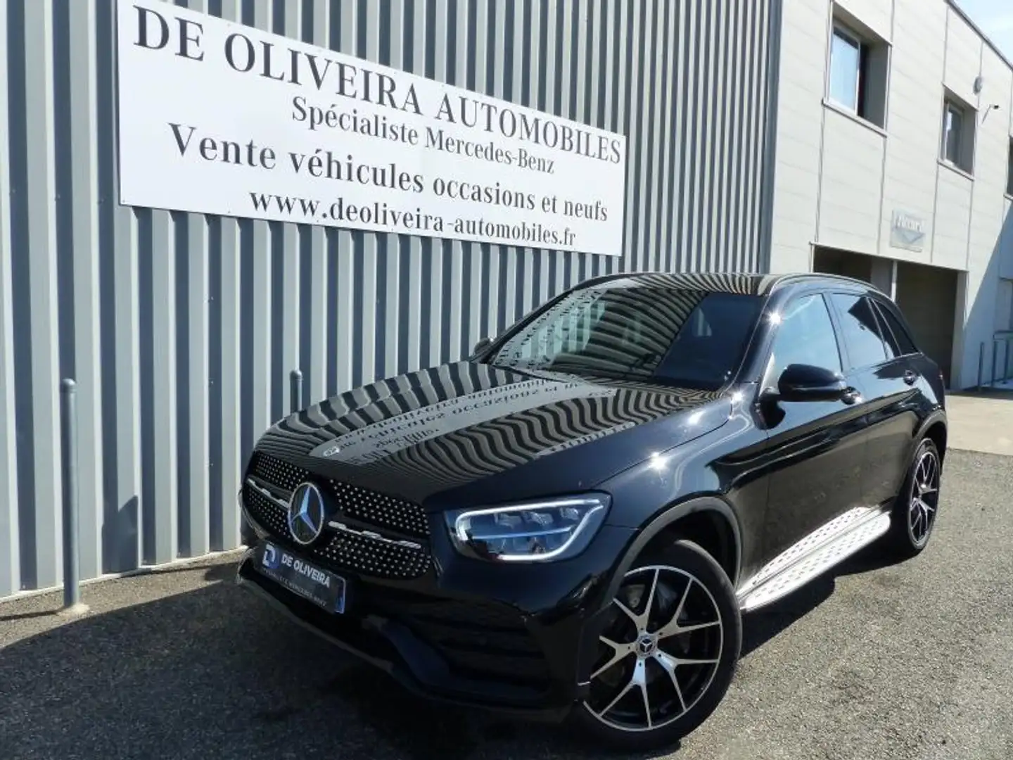 Mercedes-Benz GLC 300 300 de 194+122ch AMG Line 4Matic 9G-Tronic (TVA) Noir - 1