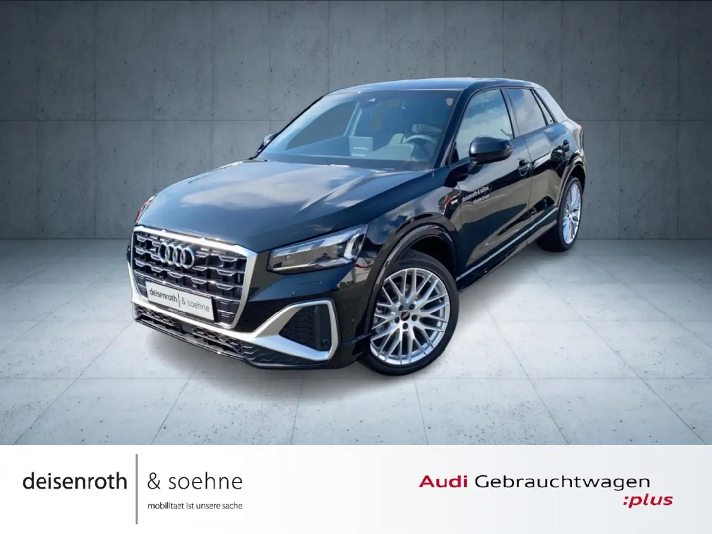 Audi Q2 S line 35 TFSI S tr AHK/LED/Kam/19''/ASI/Matrix/MM Schwarz - 1