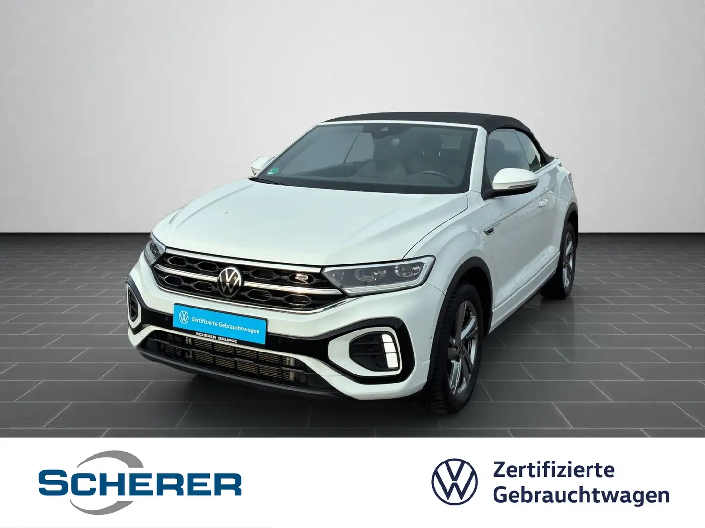 Volkswagen T-Roc R-LINE 1.5 TSI NAVI LED PLUS REA Weiß - 1