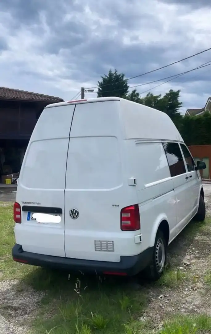 Volkswagen T6 Transporter 2.0 TDI L2H2 102 CV Blanco - 2