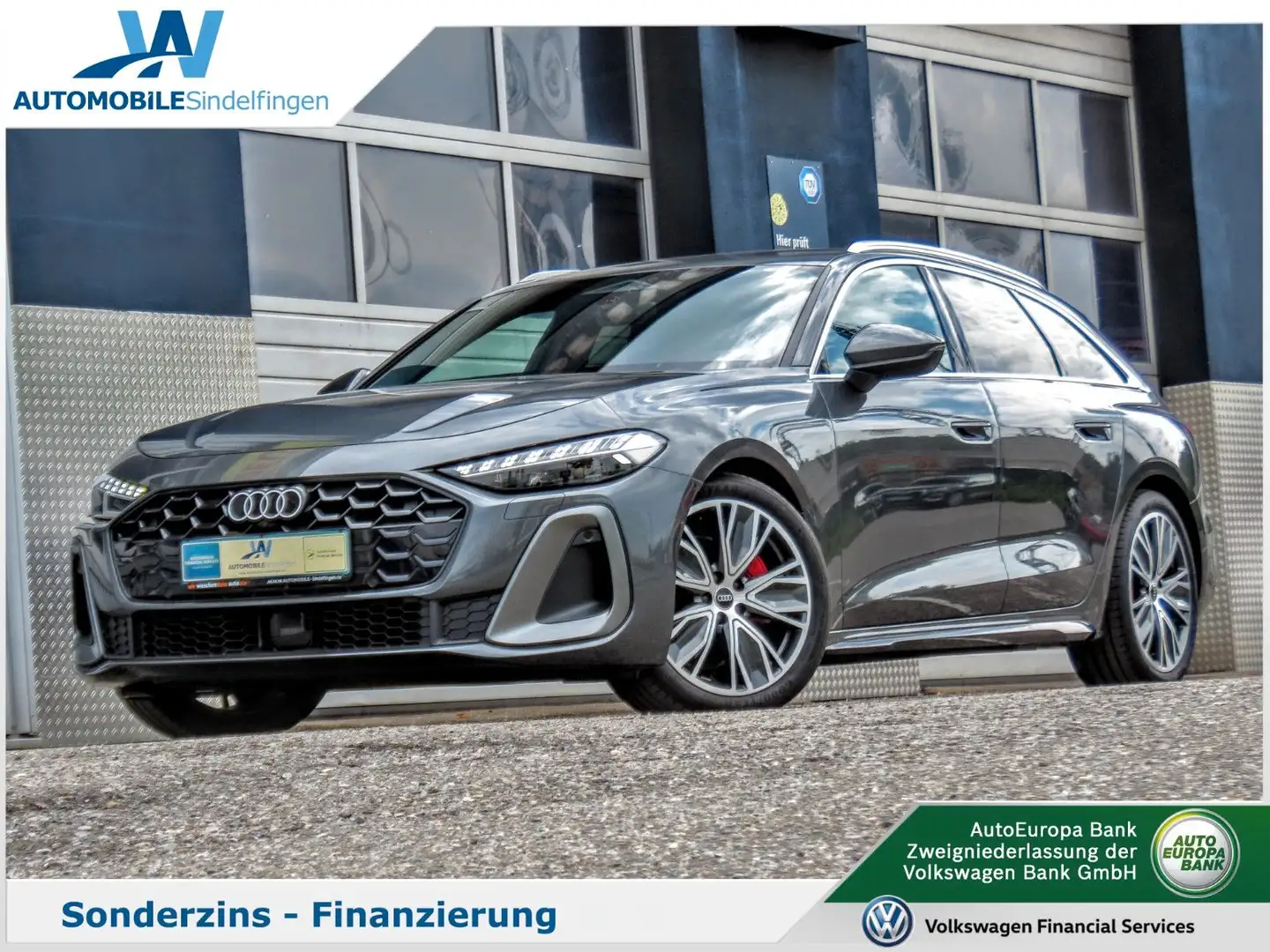 Audi A5 Avant TFSI 150 kW S tronic TECH LEDER el.SITZ Grijs - 1