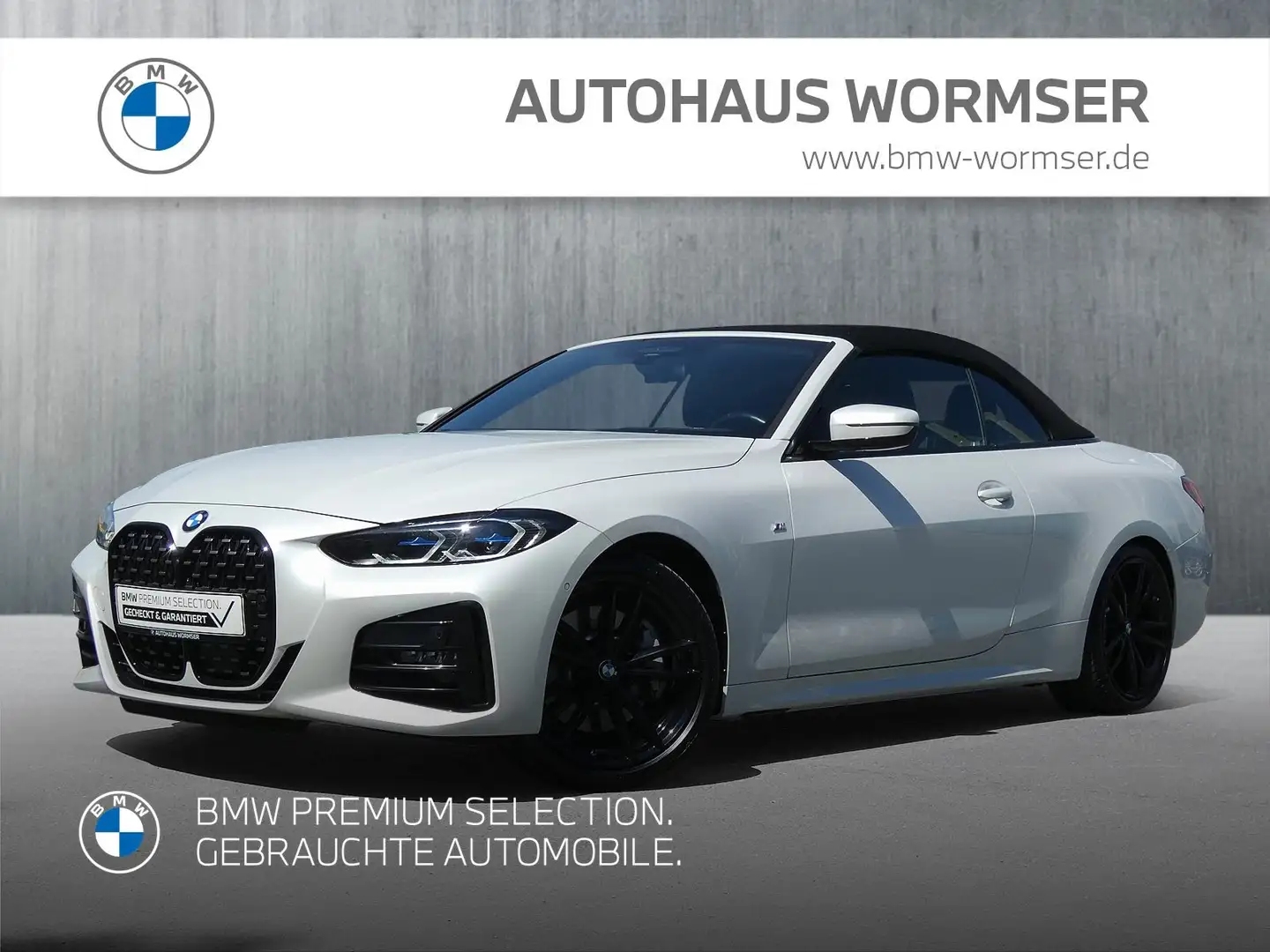 BMW 430 d Cabrio M Sportpaket DAB Komfortzg. Shz Weiß - 1