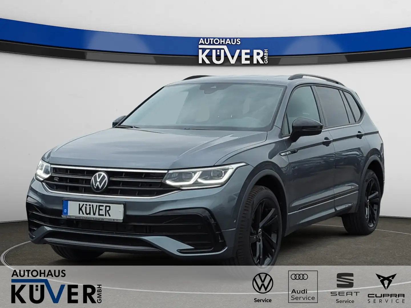 Volkswagen Tiguan Allspace R-Line 2,0 TSI DSG 4M+Navi+AHK Grau - 1
