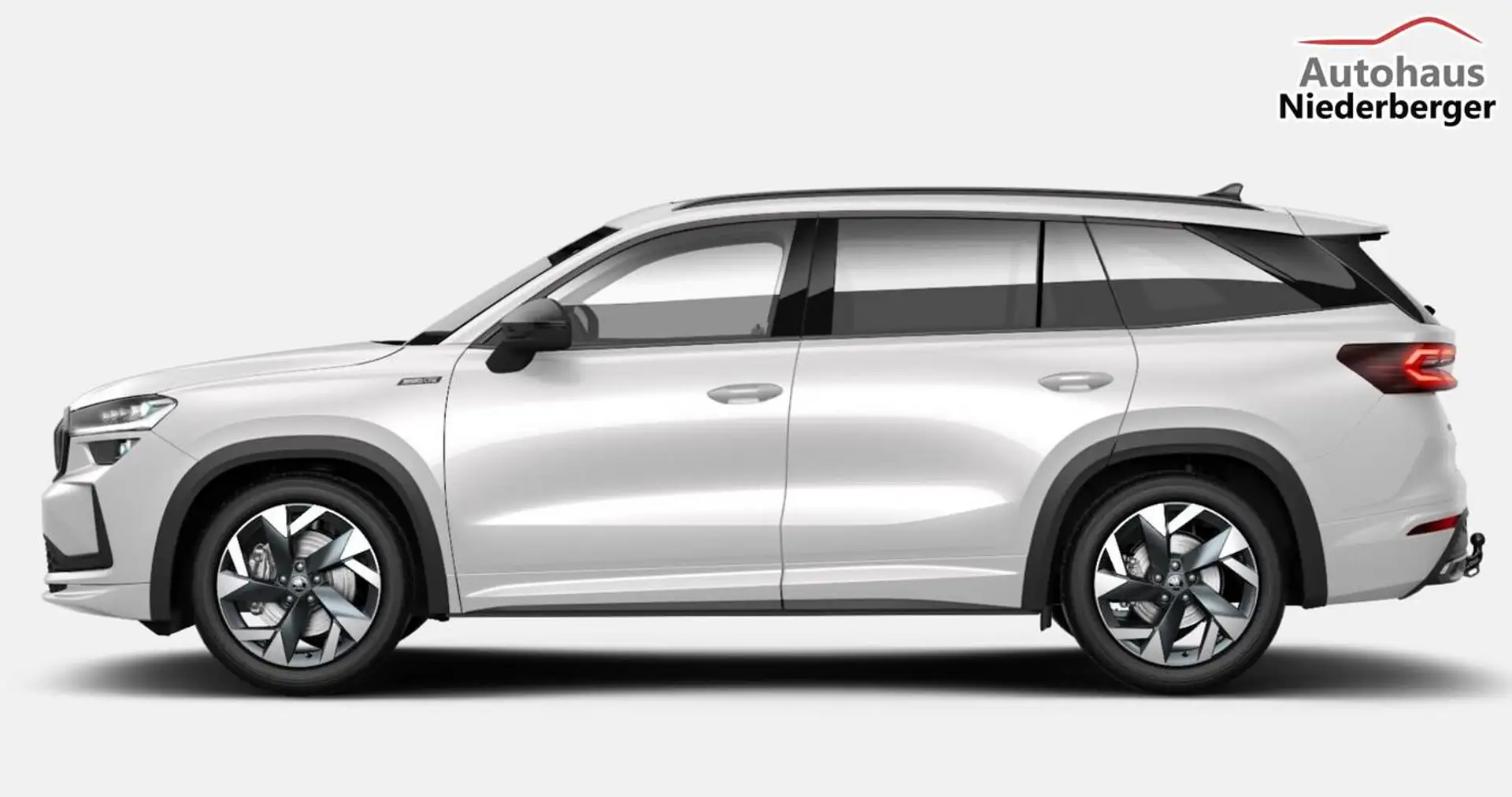 Skoda Kodiaq Sportline 4x4 Sportl AHK Pano Matrix Nav Kessy ... Weiß - 2